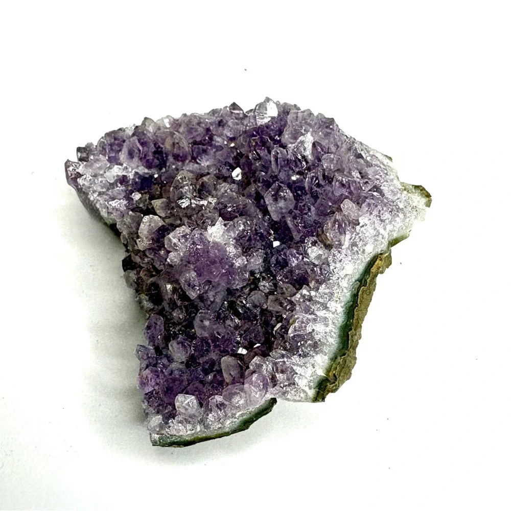 Amethyst Druzy Cluster Crystal with Properties